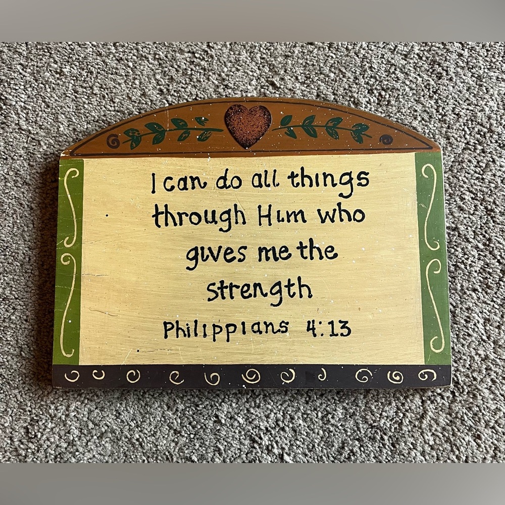 Cottagecore/ Farmhouse Religion Inspired Hanging Wall Decor